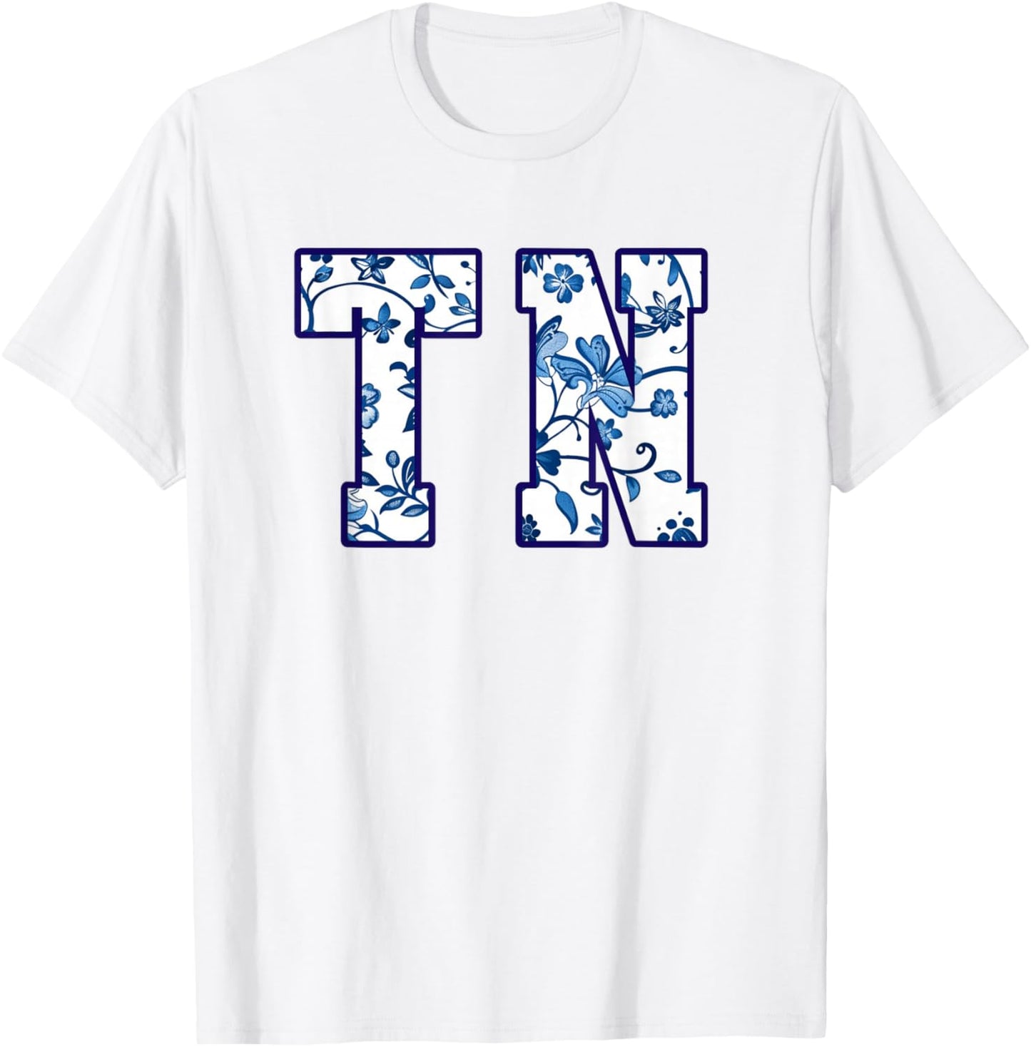 Women's Girls Tennessee Vintage Wildflowers Graphic Print T-Shirt - T-Shirt | White
