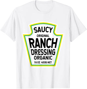 Ranch Dressing Salad Easy Halloween Costume Matching Group T-Shirt - T-Shirt | White