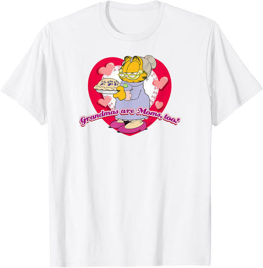 Garfield Don't Forget Grandma T-Shirt - T-Shirt | White