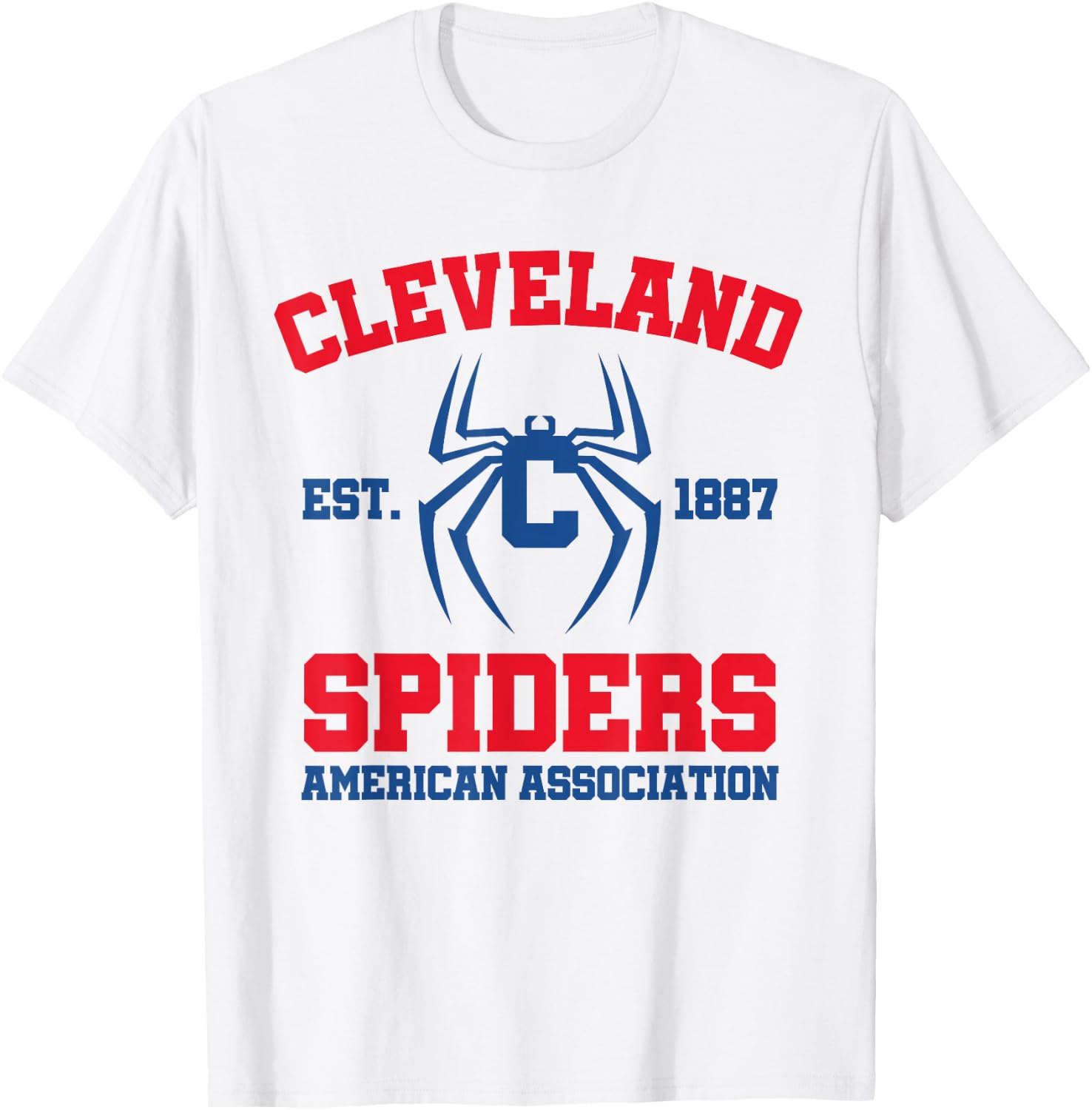 Cleveland Spiders Baseball Fan T-Shirt - T-Shirt | White