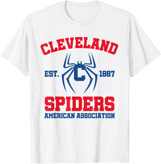 Cleveland Spiders Baseball Fan T-Shirt - T-Shirt | White