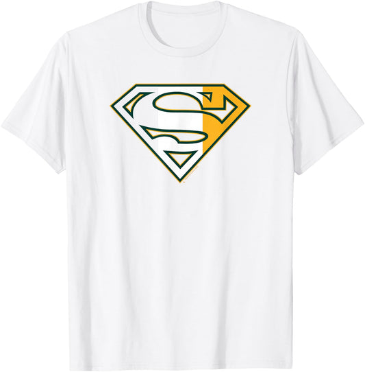 Superman Irish Shield T-Shirt - T-Shirt | White