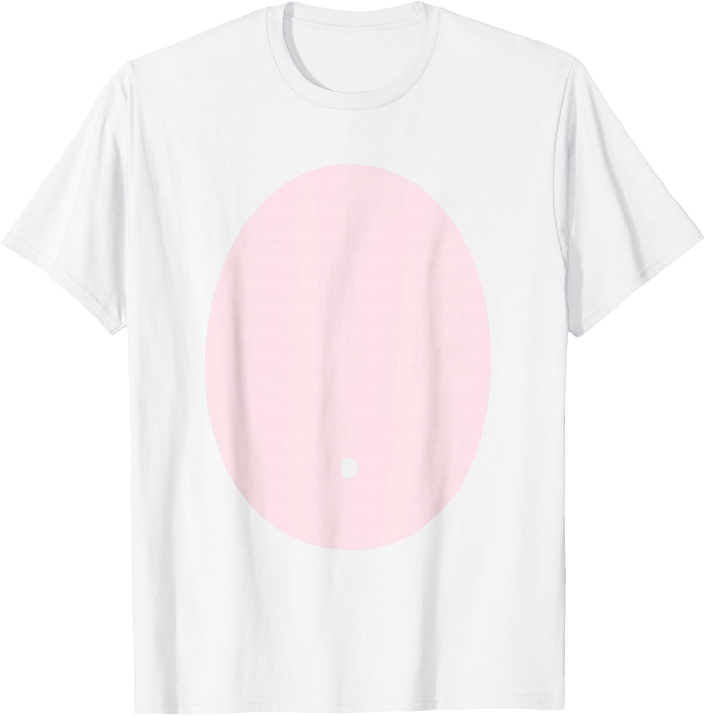 Elephant or Mouse Pink Belly Costume Halloween T Shirt T-Shirt - T-Shirt | White