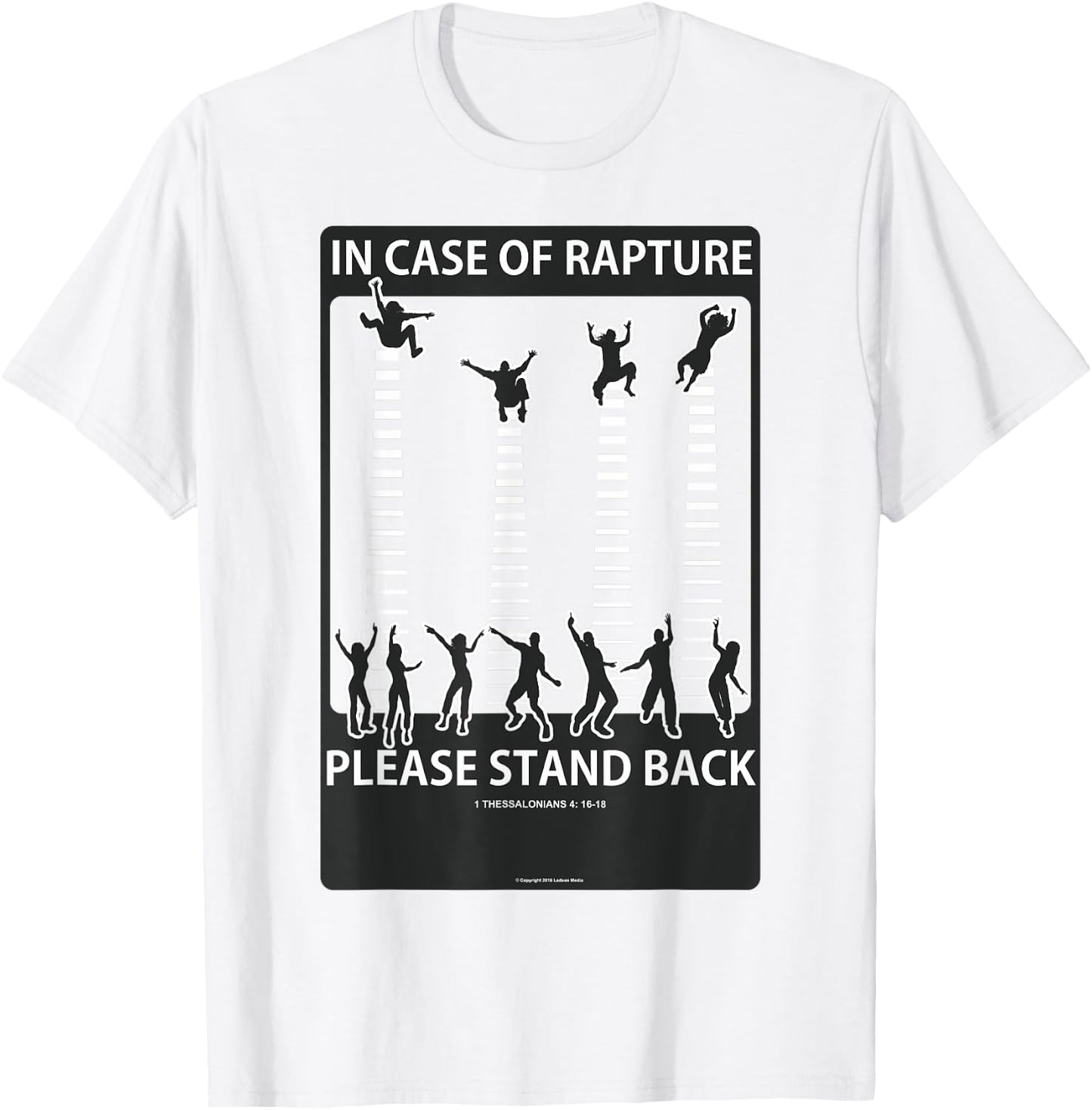 Rapture Warning T-Shirt - T-Shirt | White