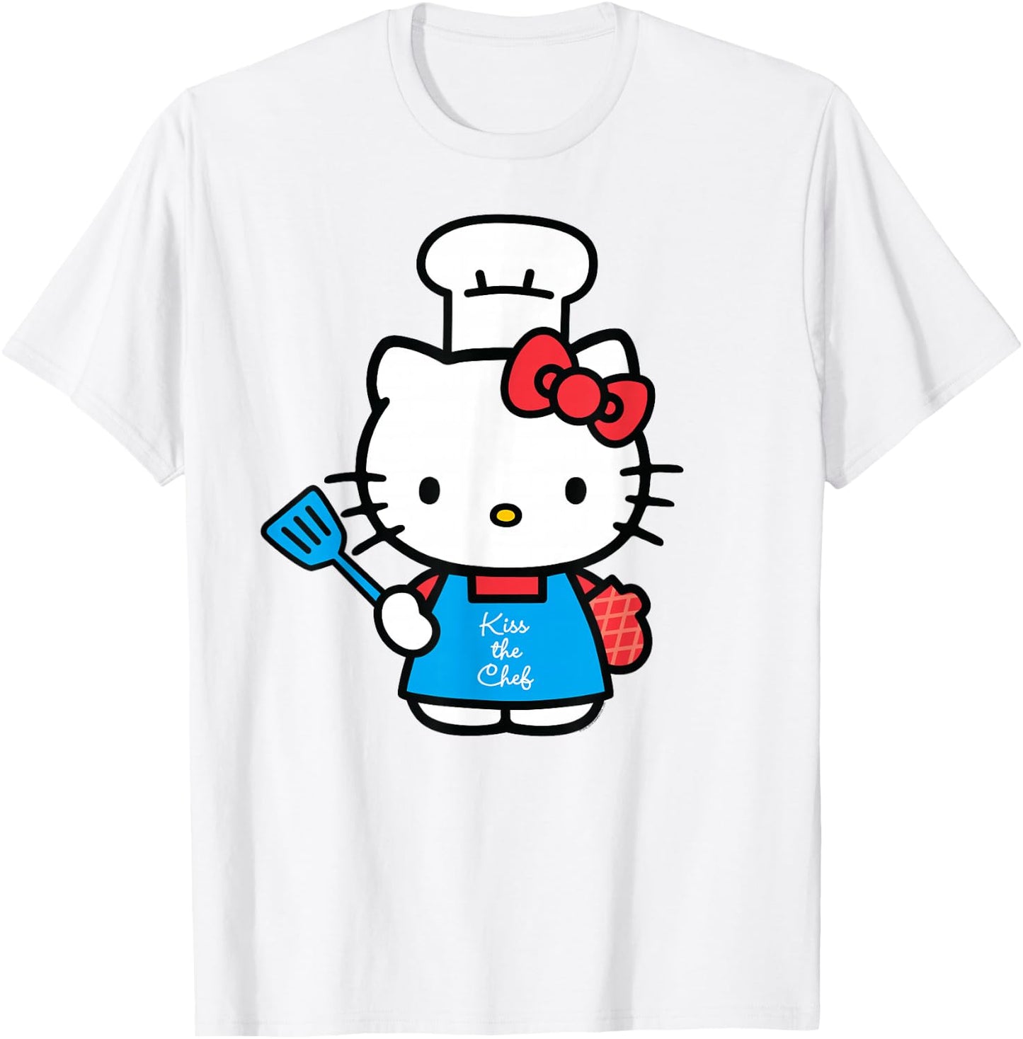 Hello Kitty Kiss the Chef T-Shirt - T-Shirt | White