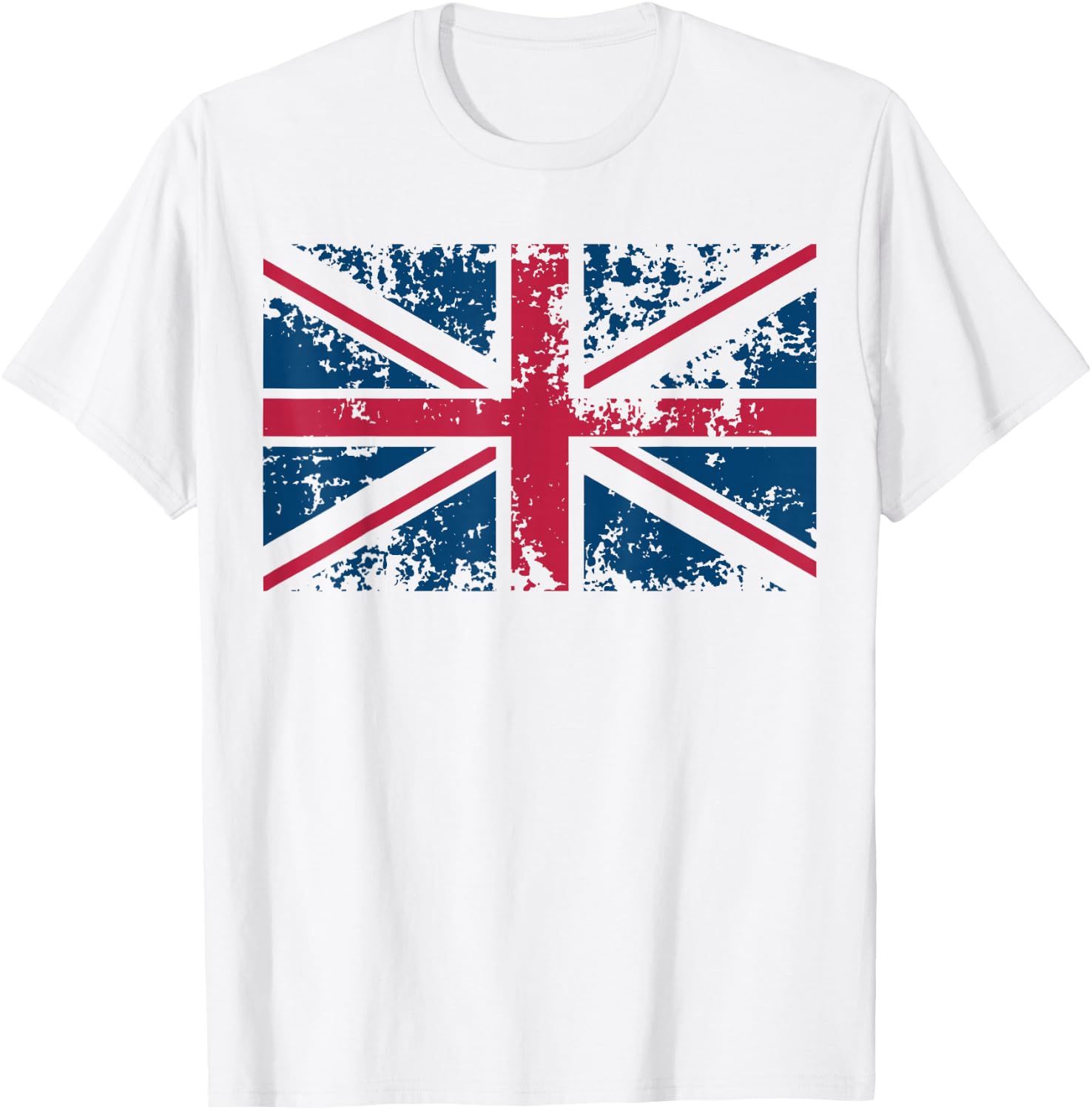 Union Jack Vintage UK Flag Shirt | Britain Loyalists Gift T-Shirt - T-Shirt | White