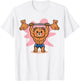 Funny Cute Teddy Bear Animal Lifting Weights Gym Workout T-Shirt - T-Shirt | White