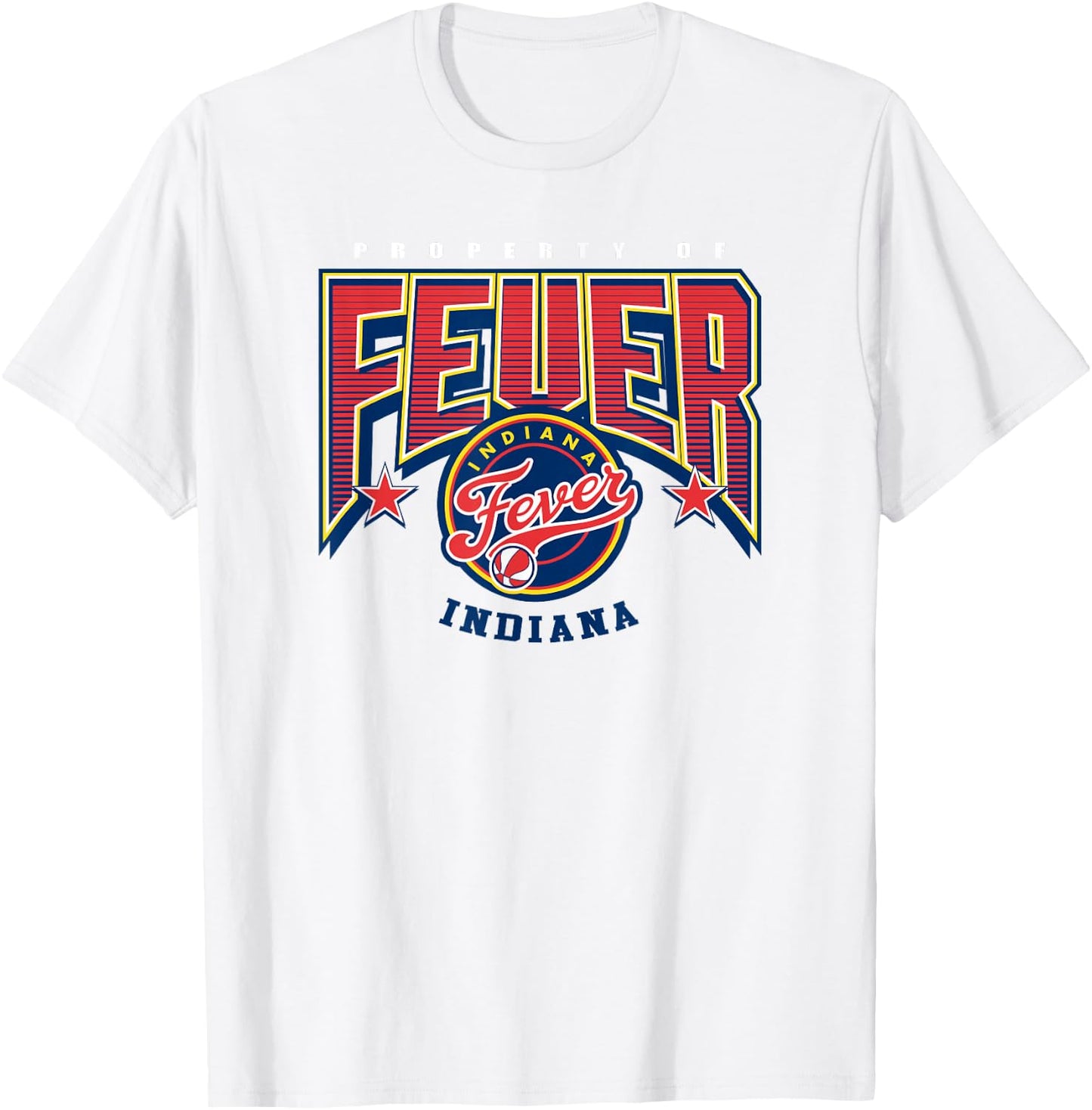 WNBA Indiana Fever Nothing but Net T-Shirt - T-Shirt | White