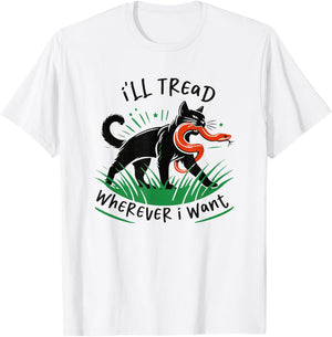 I'll Tread Wherever I Want - Anti Gadsden Flag Women Kids T-Shirt - T-Shirt | White