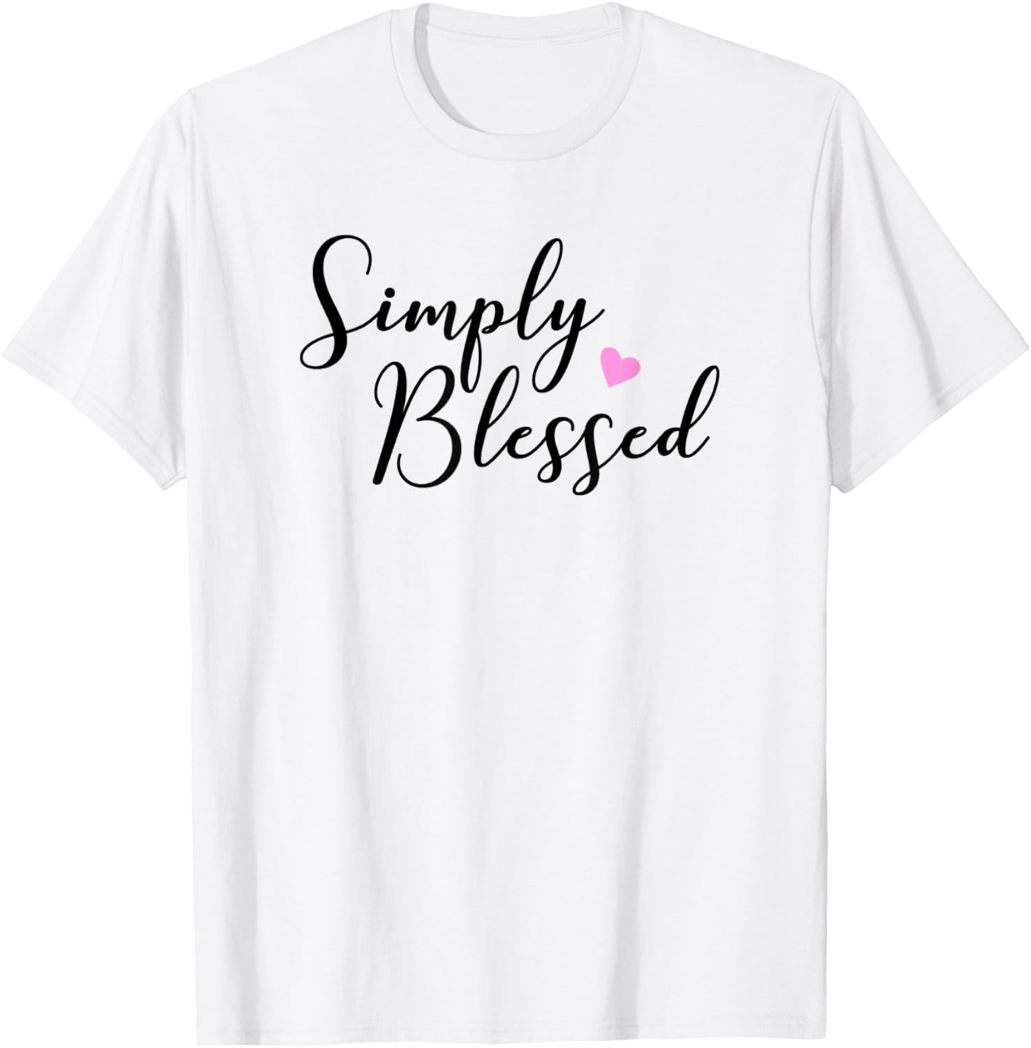 Simply Blessed T-Shirt - T-Shirt | White