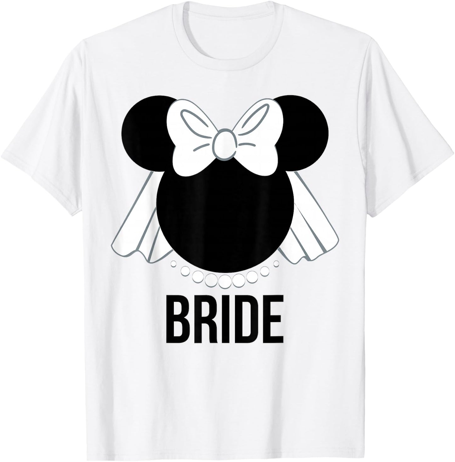 Disney - Bridal Minnie Bride Veil T-Shirt - T-Shirt | White