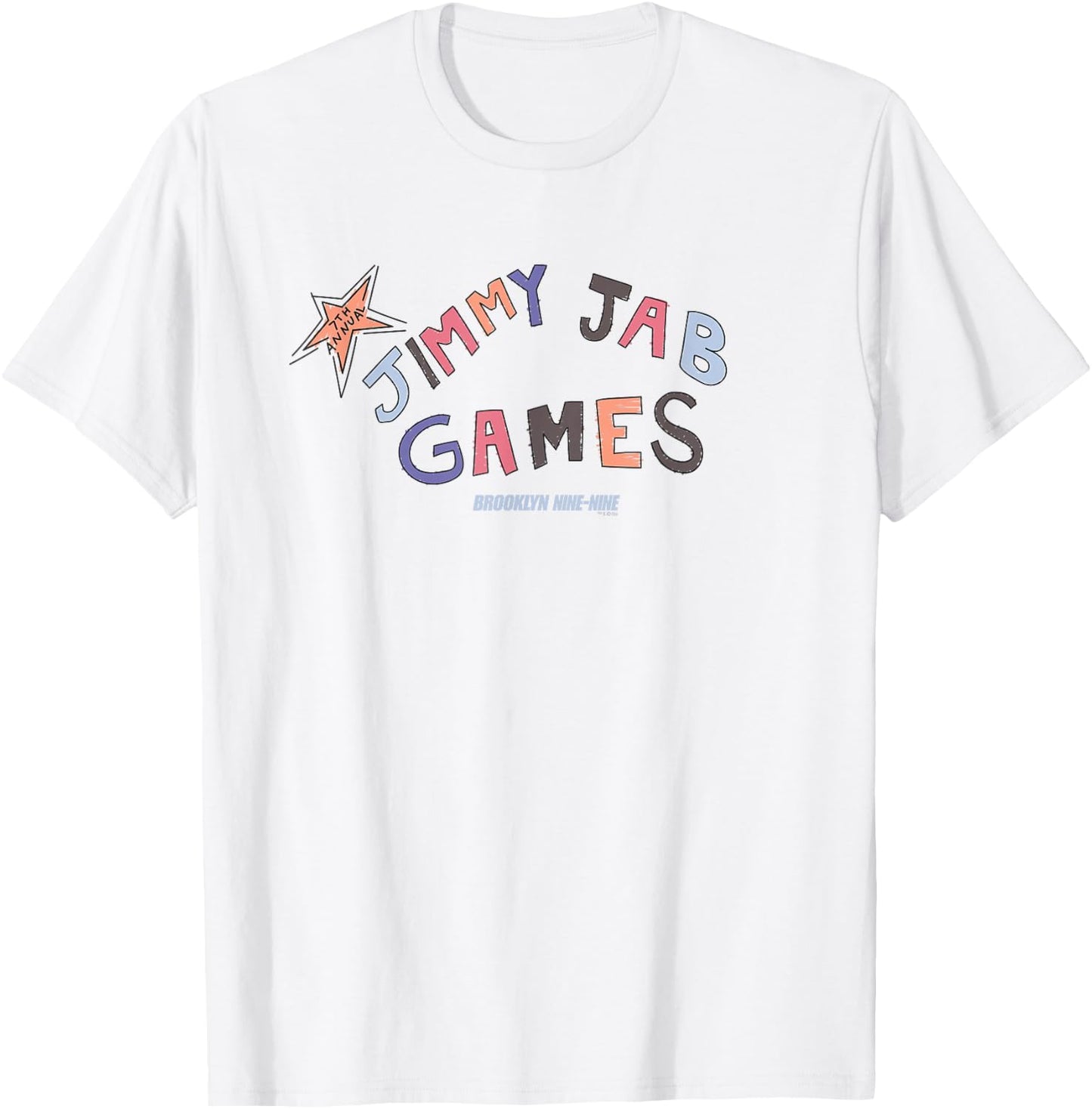 Brooklyn Nine-Nine Jimmy Jab Games T-Shirt - T-Shirt | White