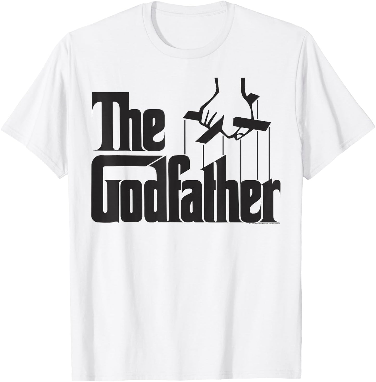 The Godfather Original Title Logo T-Shirt - T-Shirt | White