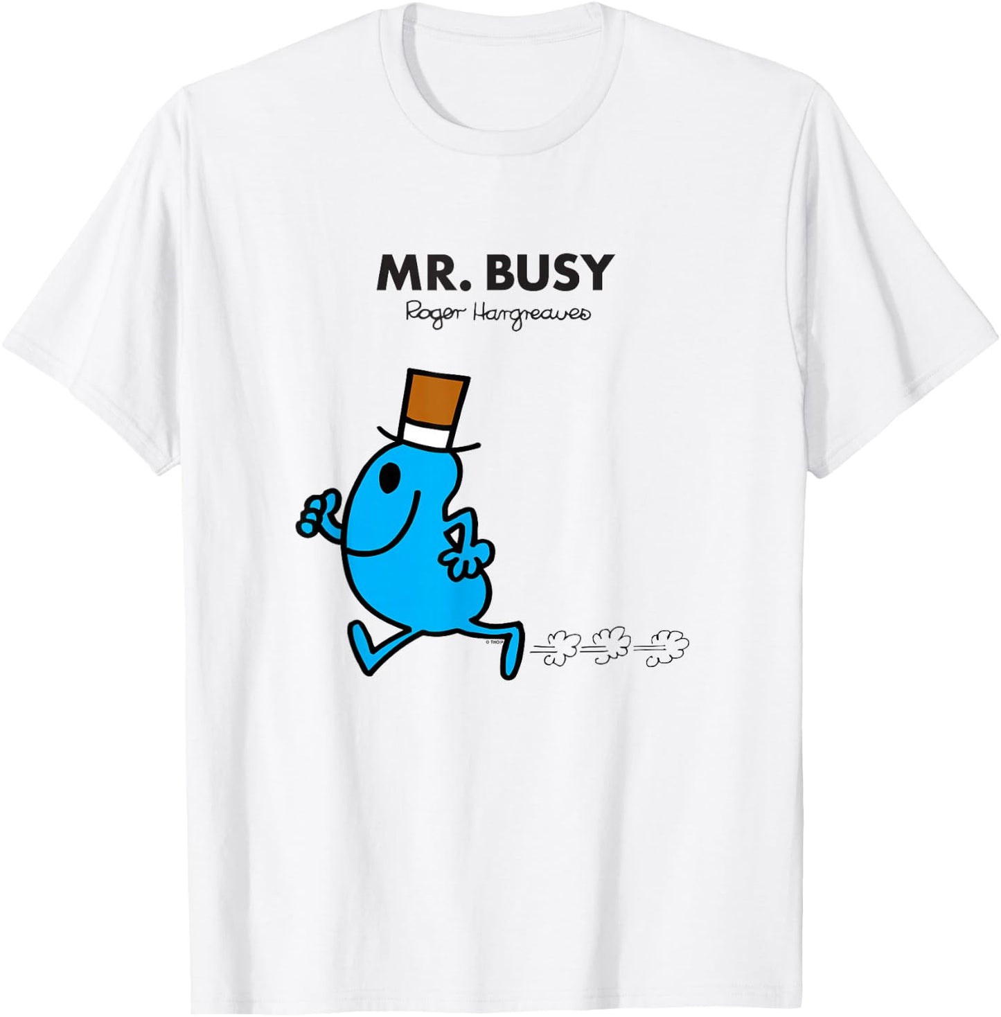 Mr. Men Mr. Busy T-Shirt - T-Shirt | White