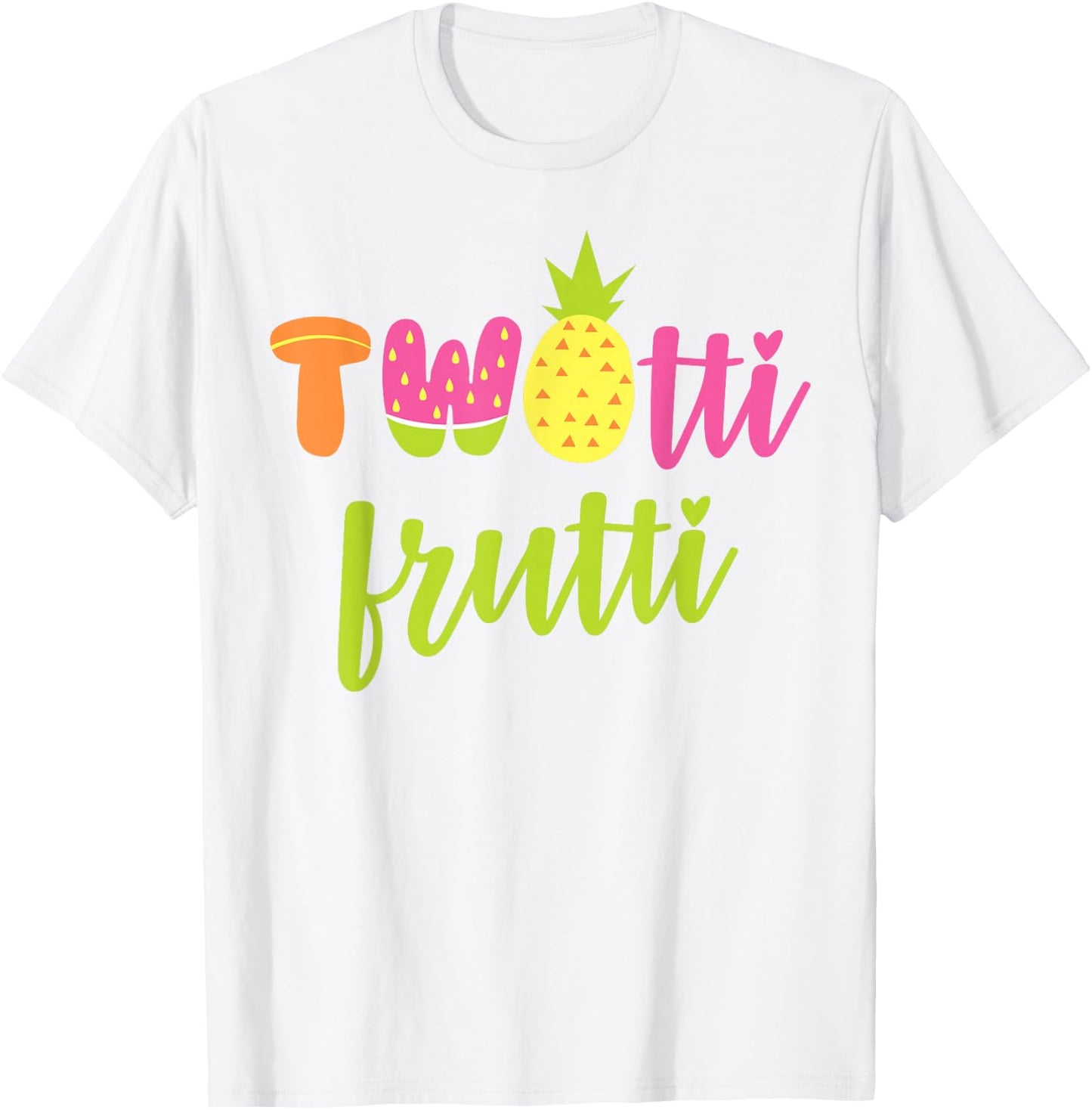 Twotti Fruitti 2nd Birthday Toddler Two Year Old Gift T-Shirt - T-Shirt | White