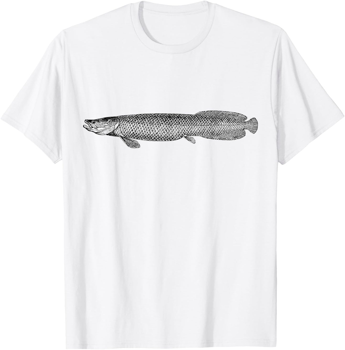 Arapaima Fish Vintage T-Shirt - T-Shirt | White