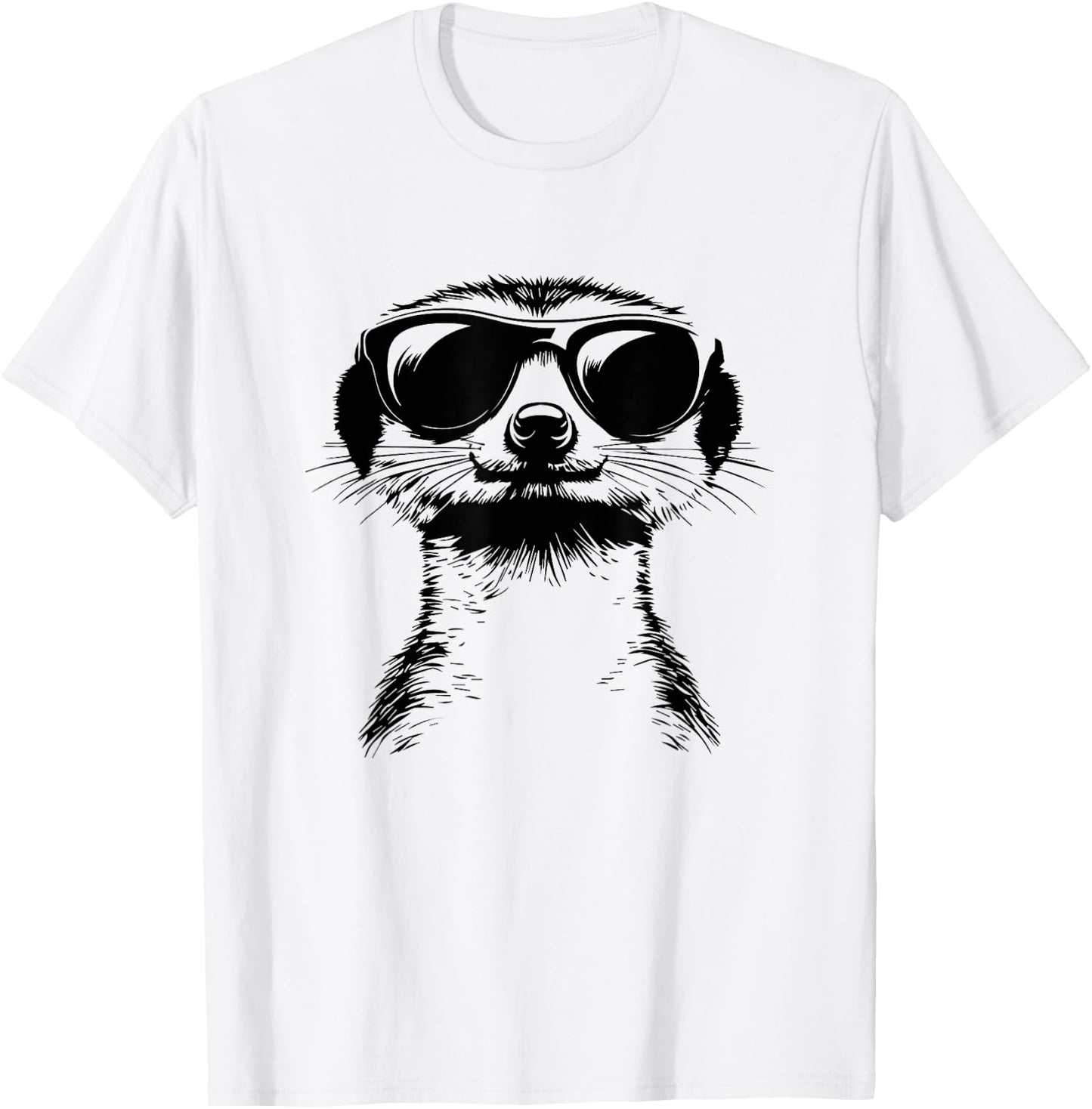 Cute I Love Meerkats T-Shirt - T-Shirt | White