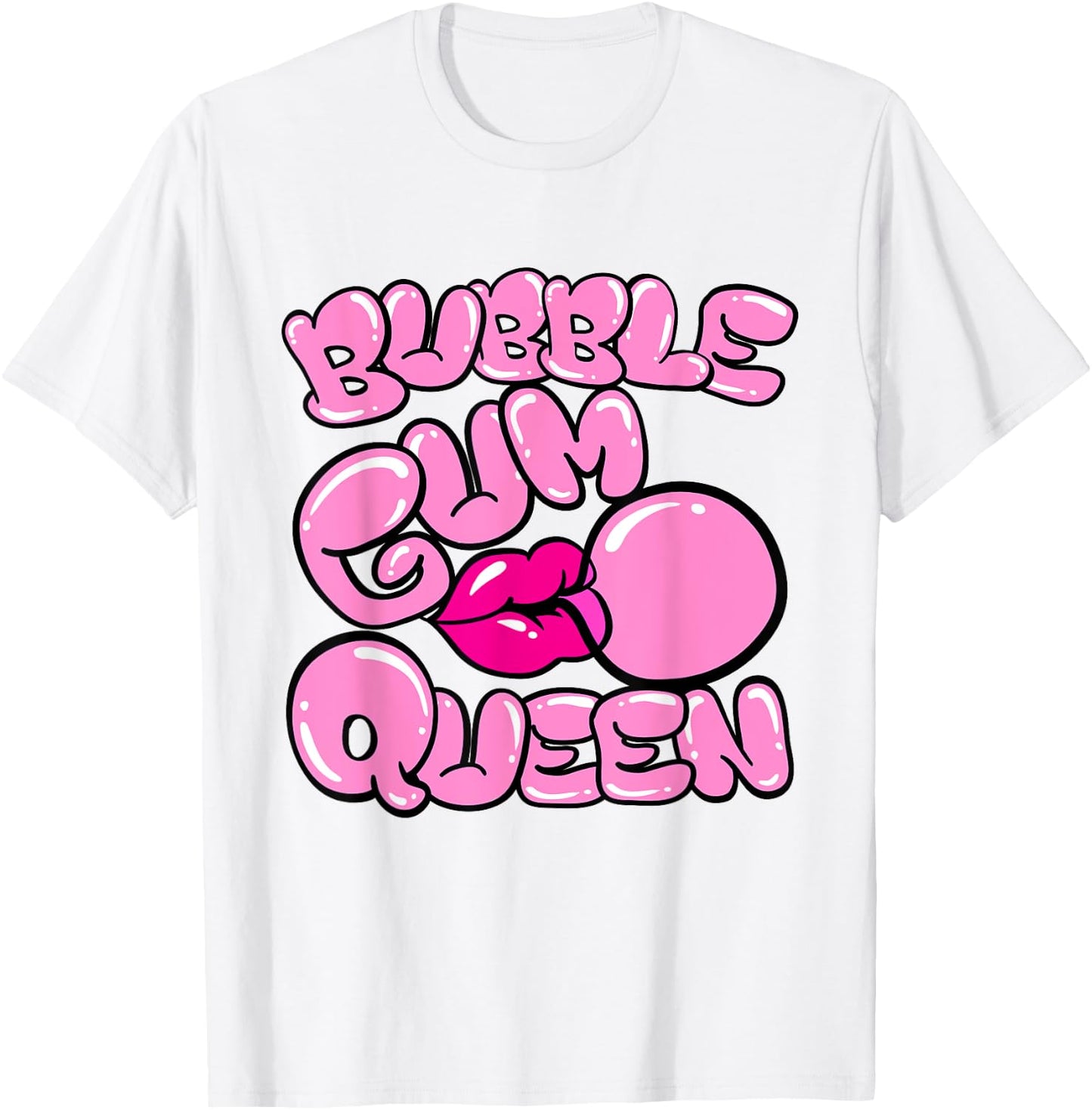 Bubble Gum Queen - Bubble Gum T-Shirt - T-Shirt | White
