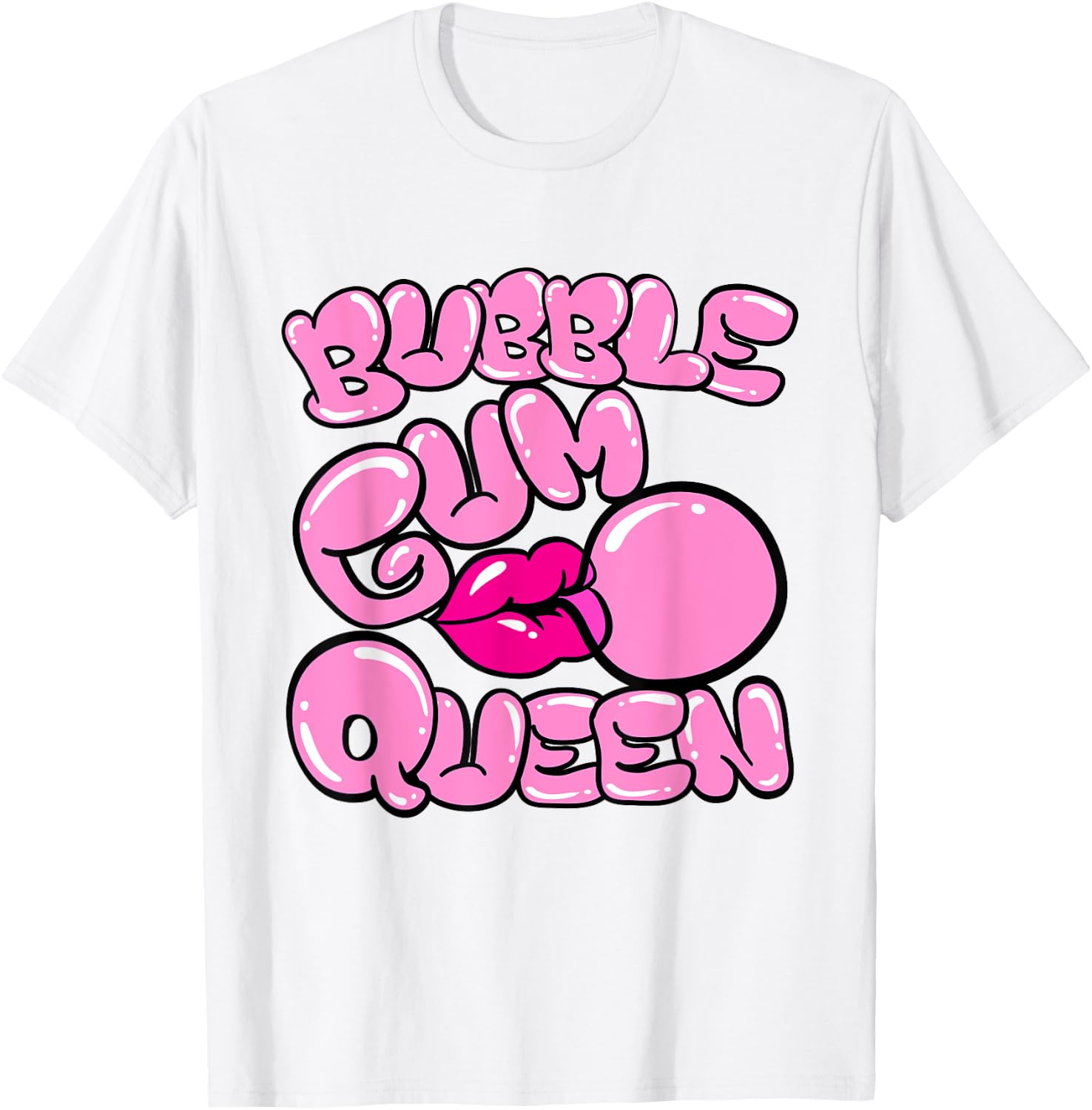 Bubble Gum Queen - Bubble Gum T-Shirt - T-Shirt | White