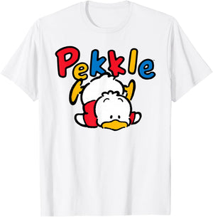 Sanrio Pekkle Backside Logo Shirt T-Shirt - T-Shirt | White