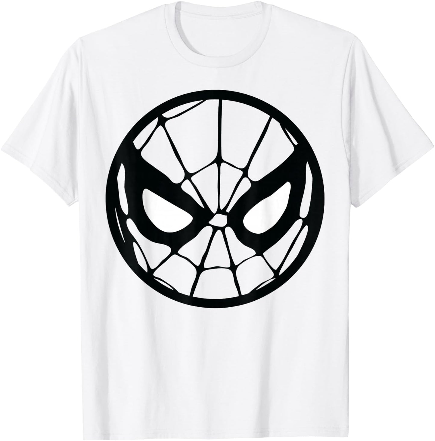 Marvel Spider-Man Circle Mask Graphic T-Shirt - T-Shirt | White