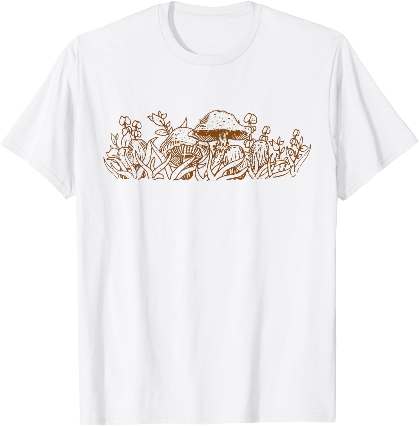 Vintage Pyrex Pattern - Forest Fancies (Mushrooms) T-Shirt - T-Shirt | White