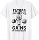 Father Forgive Me For These Gains - Jesus Gym Motivational T-Shirt - T-Shirt | White