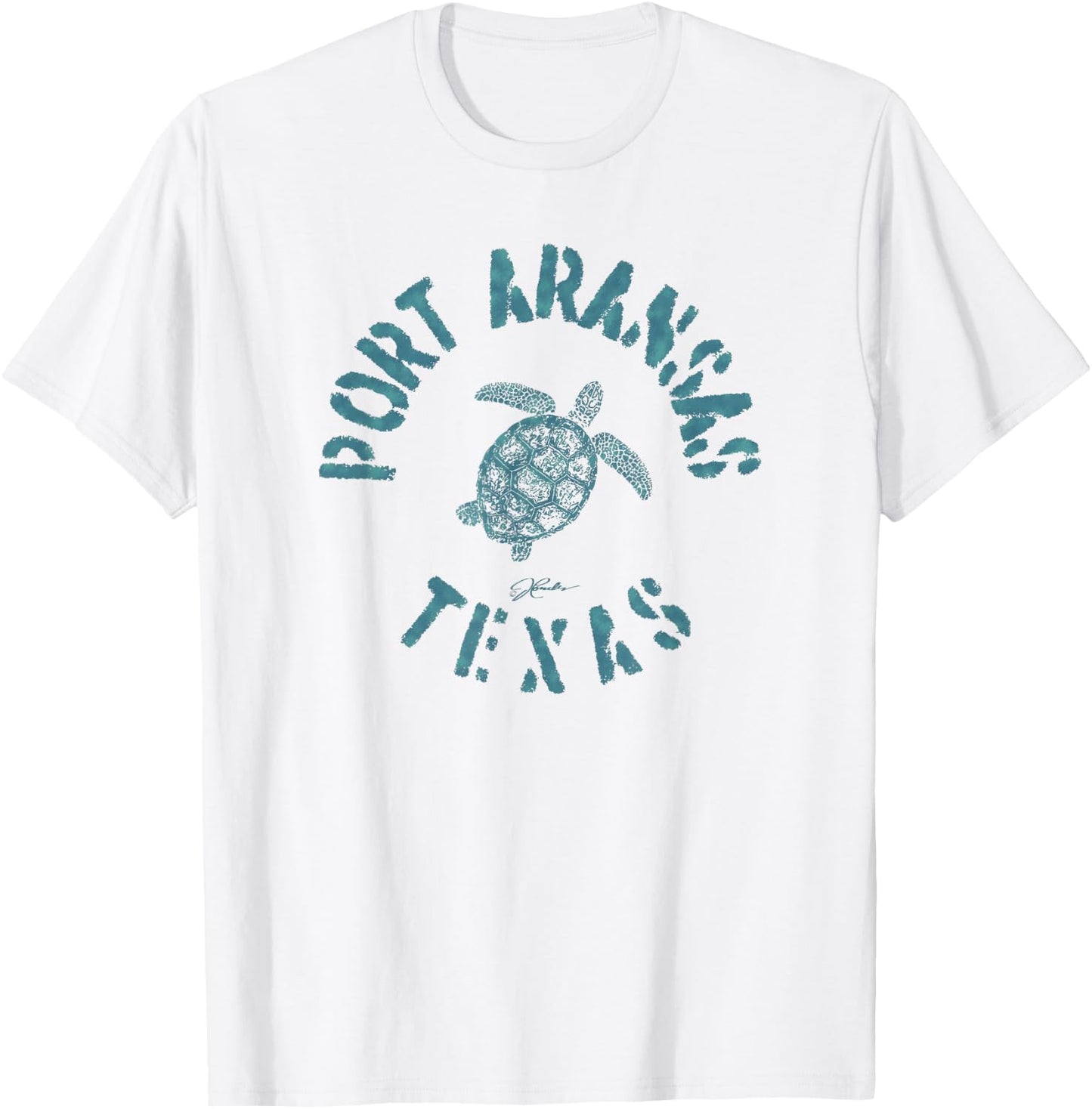 JCombs: Port Aransas, TX, Sea Turtle T-Shirt - T-Shirt | White