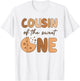 Cousin Of The Sweet One Cookies and Milk Birthday Party T-Shirt - T-Shirt | White