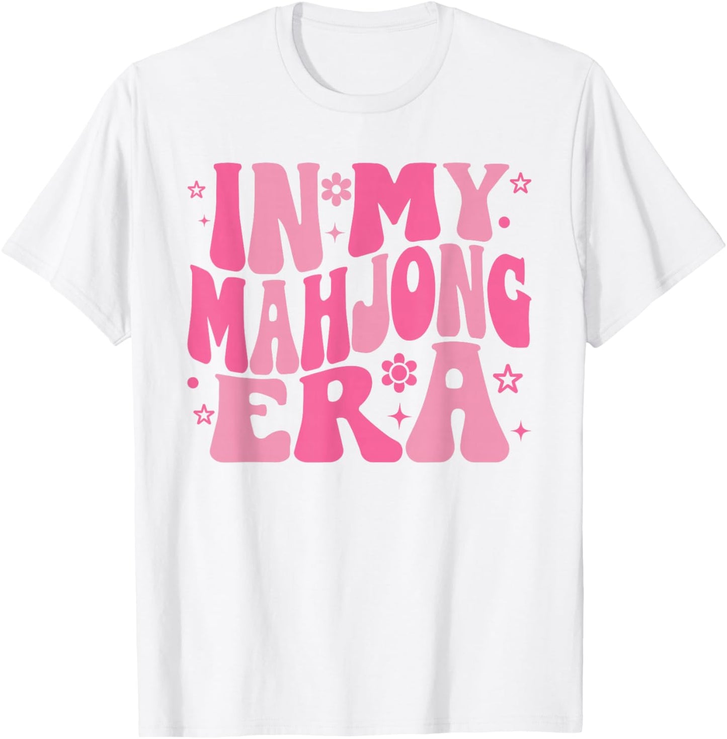 in My Mahjong Era Retro Style Player T-Shirt - T-Shirt | White