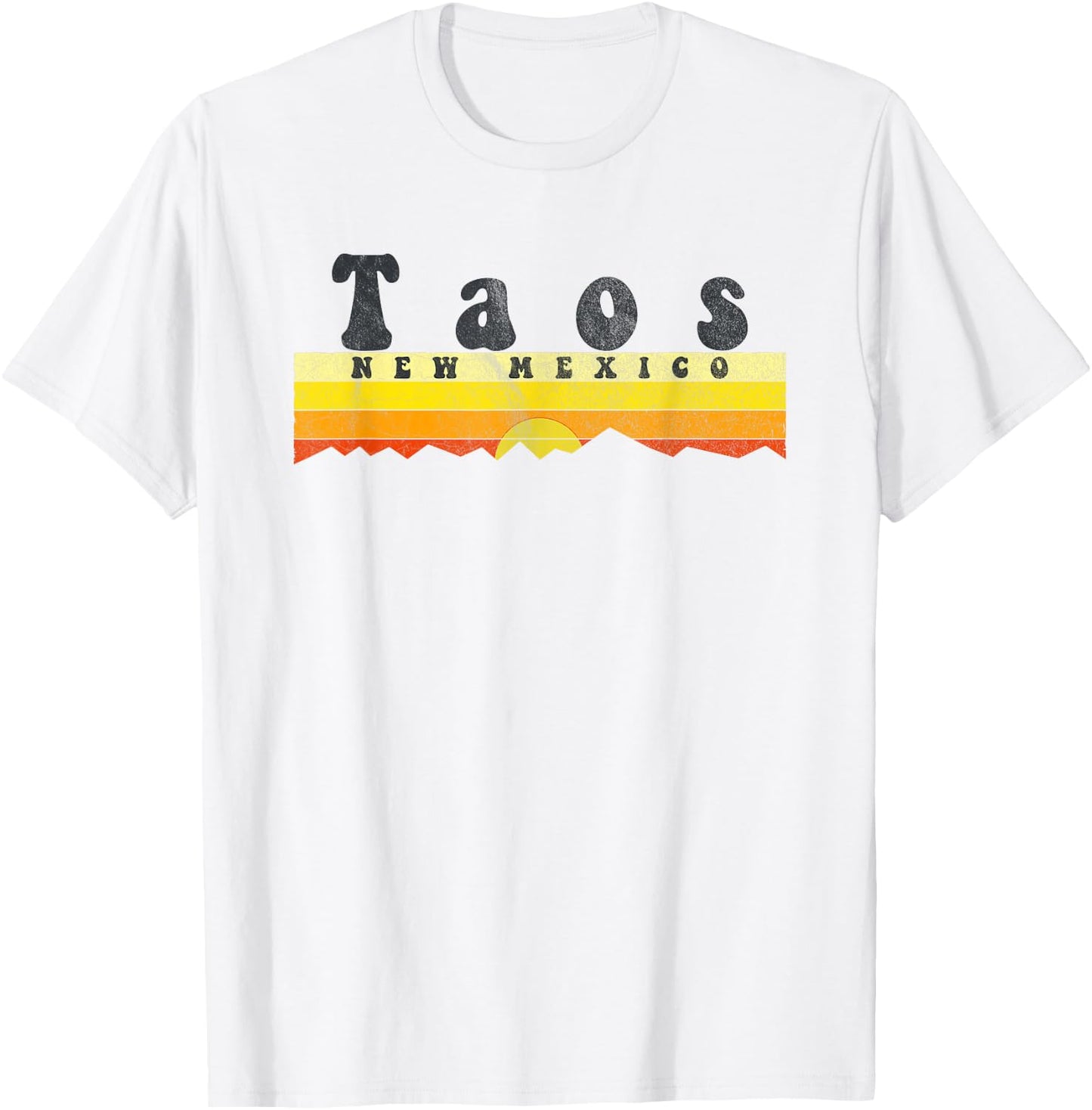 Retro Vintage Taos New Mexico T-Shirt - T-Shirt | White