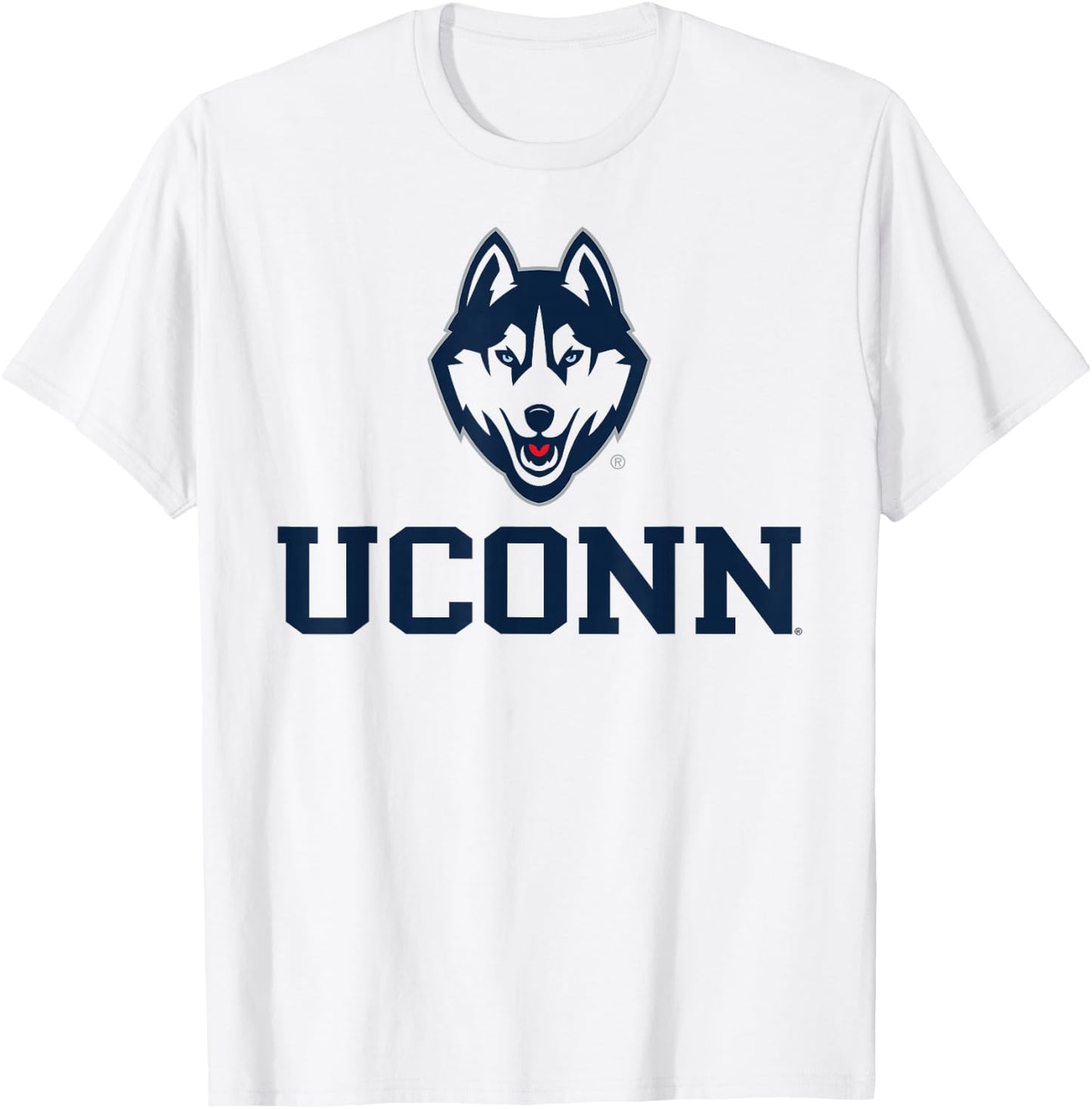 Connecticut Huskies Sportsmanship White Officially Licensed T-Shirt - T-Shirt | White
