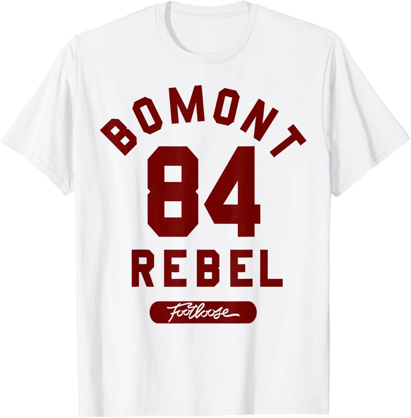 Footloose Bomont Rebel 84 Logo T-Shirt - T-Shirt | White
