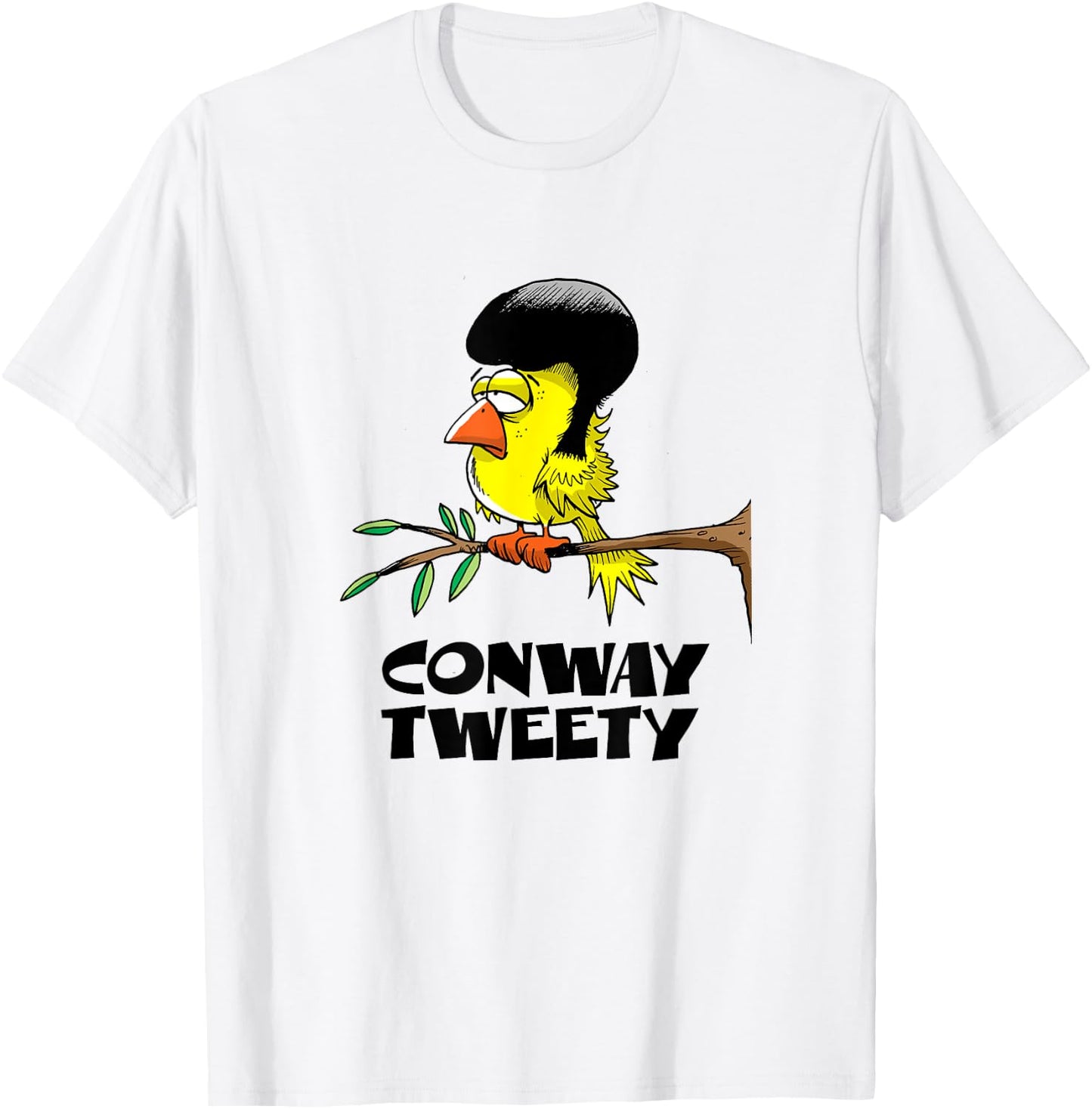 Conway Tweety Funny Bird Cartoon Country T-Shirt - T-Shirt | White