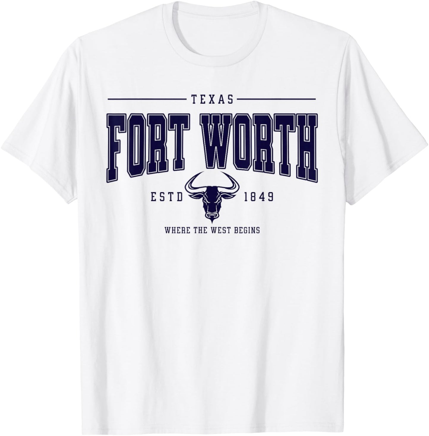 Fort Worth Stockyards Lovers T-Shirt - T-Shirt | White