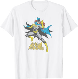 DC Comics Batgirl See Ya - Women's, , Blue, Small, Short Sleeve, Classic Fit, Cotton 100% T-Shirt - T-Shirt | White