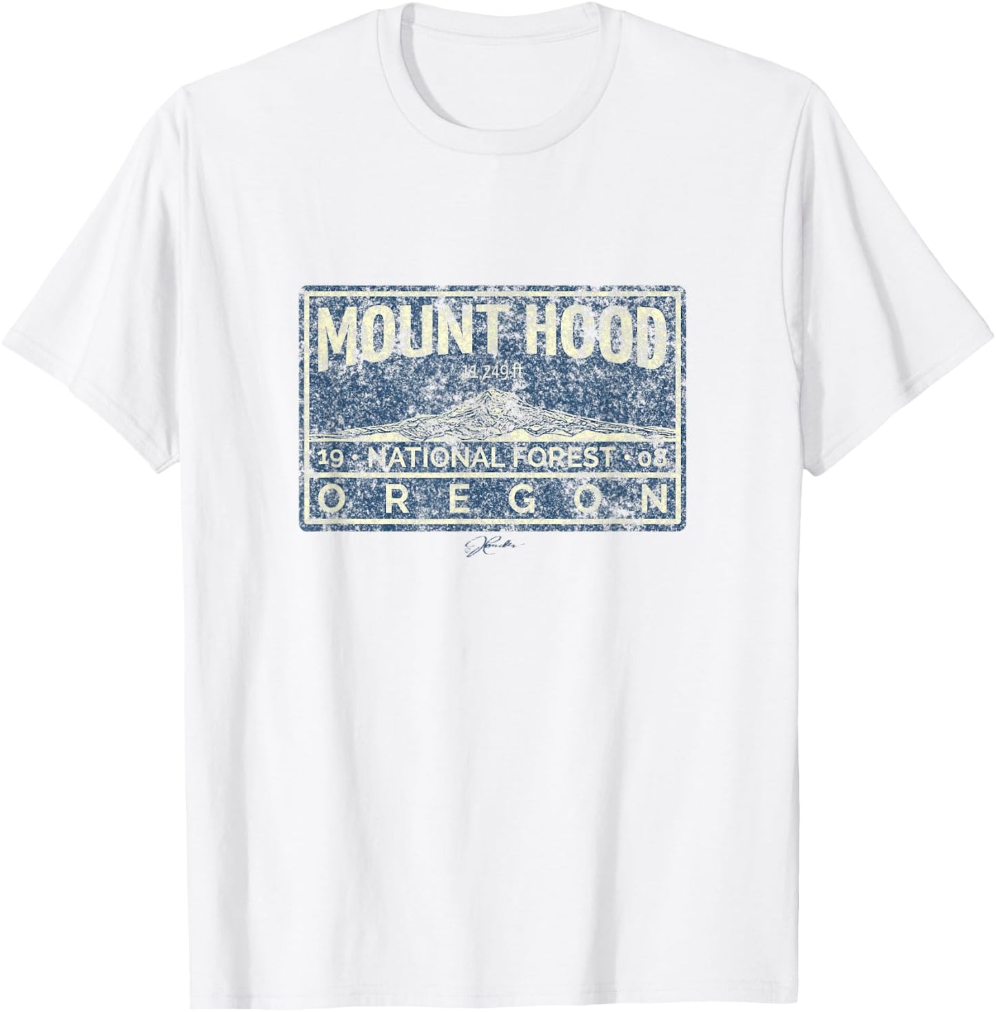JCombs: Mount Hood National Forest, OR T-Shirt - T-Shirt | White