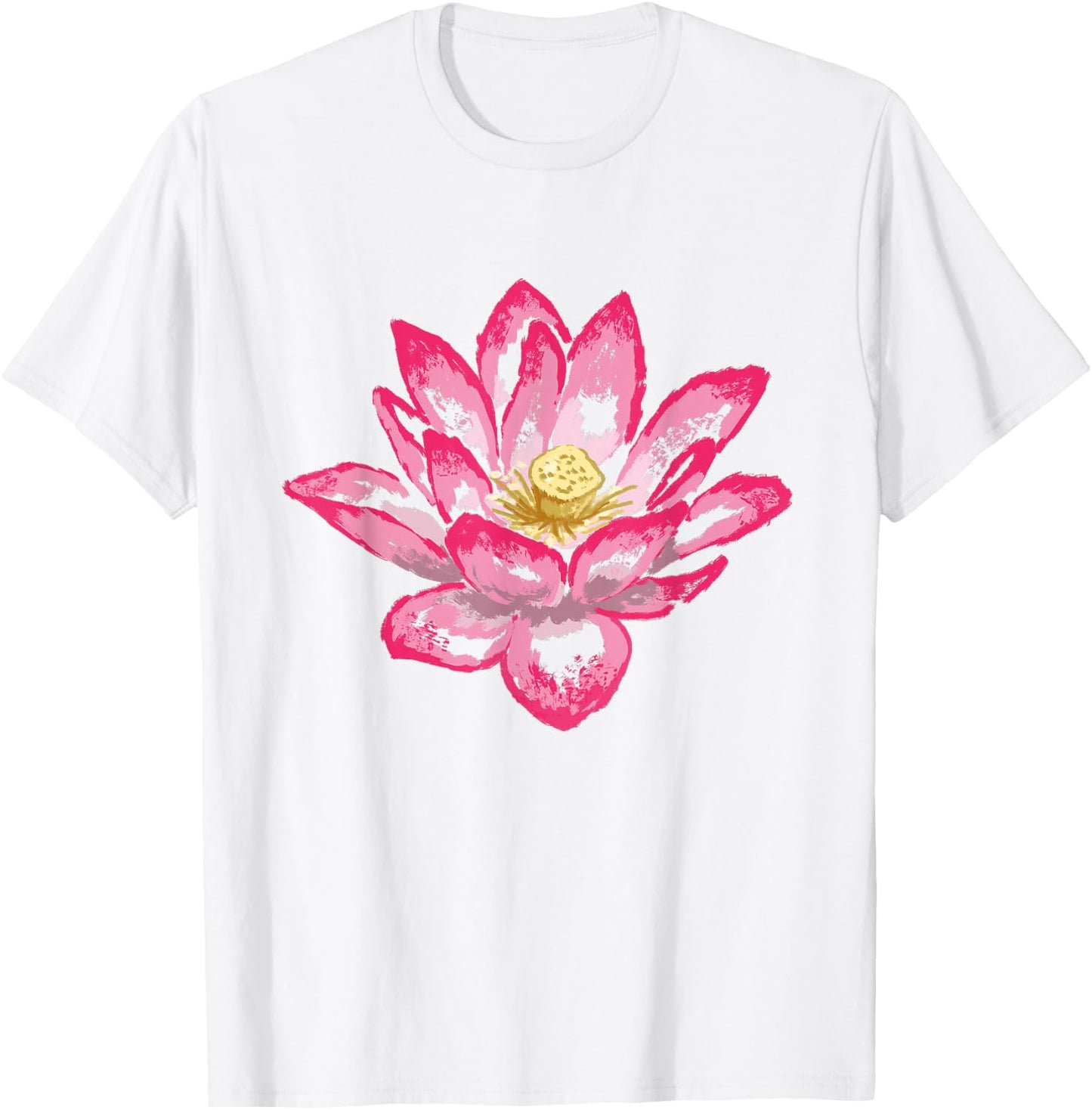 Lotus Flower T Shirt T-Shirt - T-Shirt | White