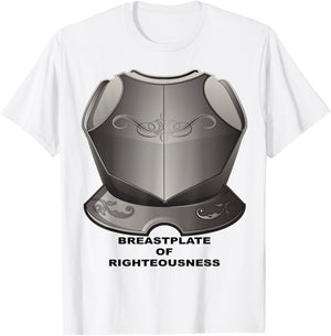 Breastplate of Righteousness Christian T-Shirt - T-Shirt | White
