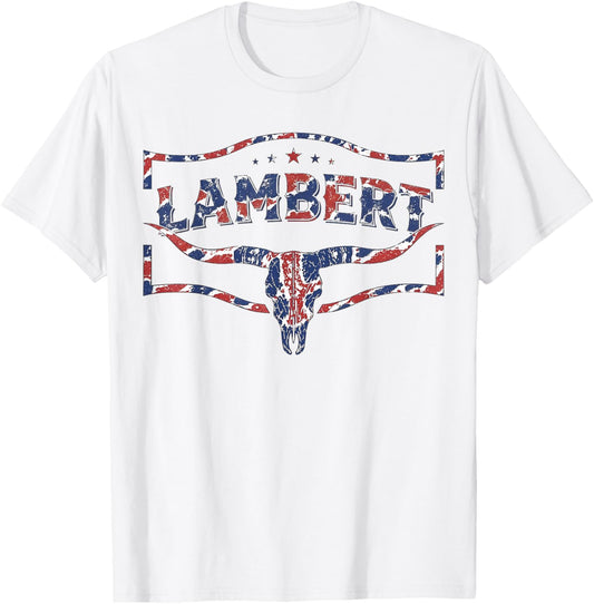 Vintage Lambert Name Gifts Women Kids T-Shirt - T-Shirt | White