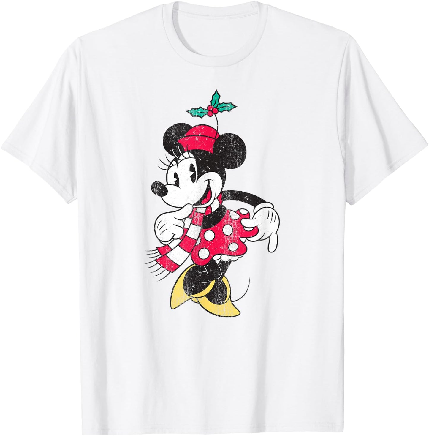 Minnie Mouse - Holiday Christmas Outfit T-Shirt - T-Shirt | White