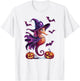 Aquarium Fish Tank Magical Seahorse with Halloween Pumpkins T-Shirt - T-Shirt | White