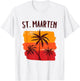 St. Maarten Retro Tropical Cruise Vacation Souvenir Graphic T-Shirt - T-Shirt | White