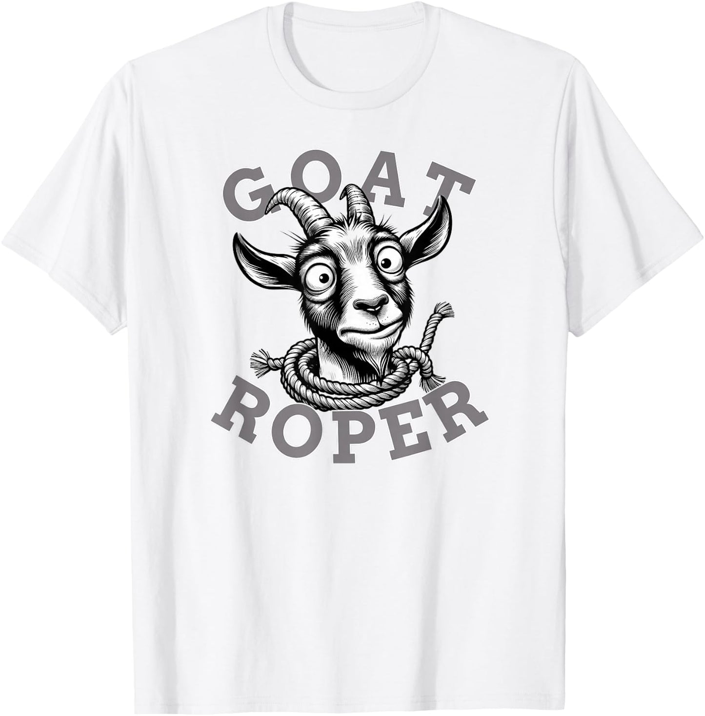 Goat Roper T-Shirt - T-Shirt | White