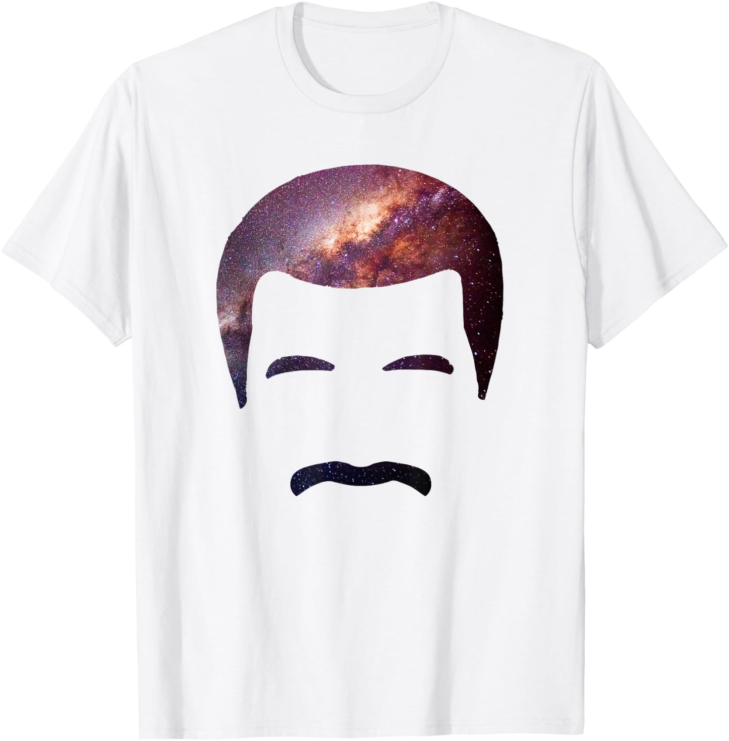 Neil deGrasse Tyson Galaxy T-Shirt - T-Shirt | White