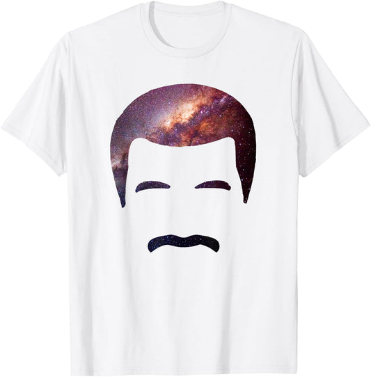 Neil deGrasse Tyson Galaxy T-Shirt - T-Shirt | White