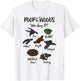 Funny Hunting apparel Poop in Woods Who Dung It apparel T-Shirt - T-Shirt | White