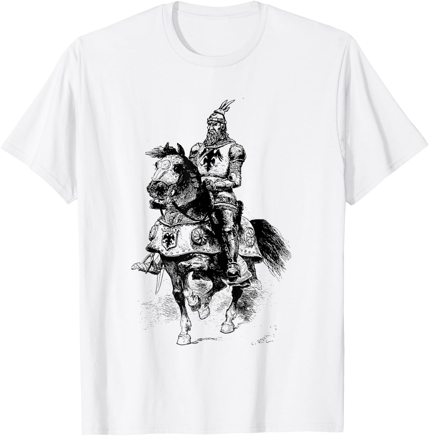 Albanian Eagle Grunge Skanderbeg Vintage Albanian Flag T-Shirt - T-Shirt | White