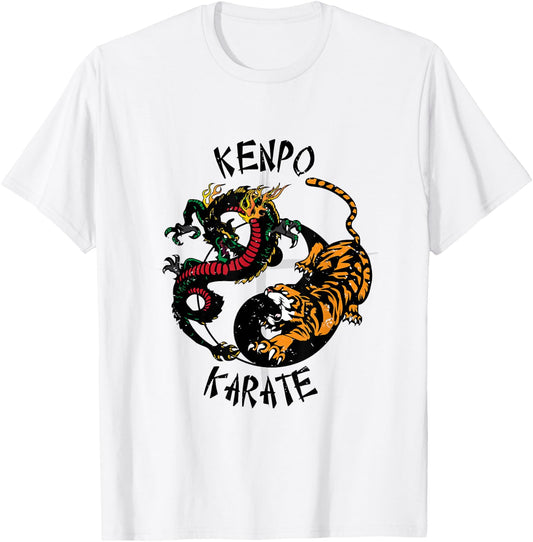 Kenpo Karate Self Defense Martial Arts T-Shirt - T-Shirt | White