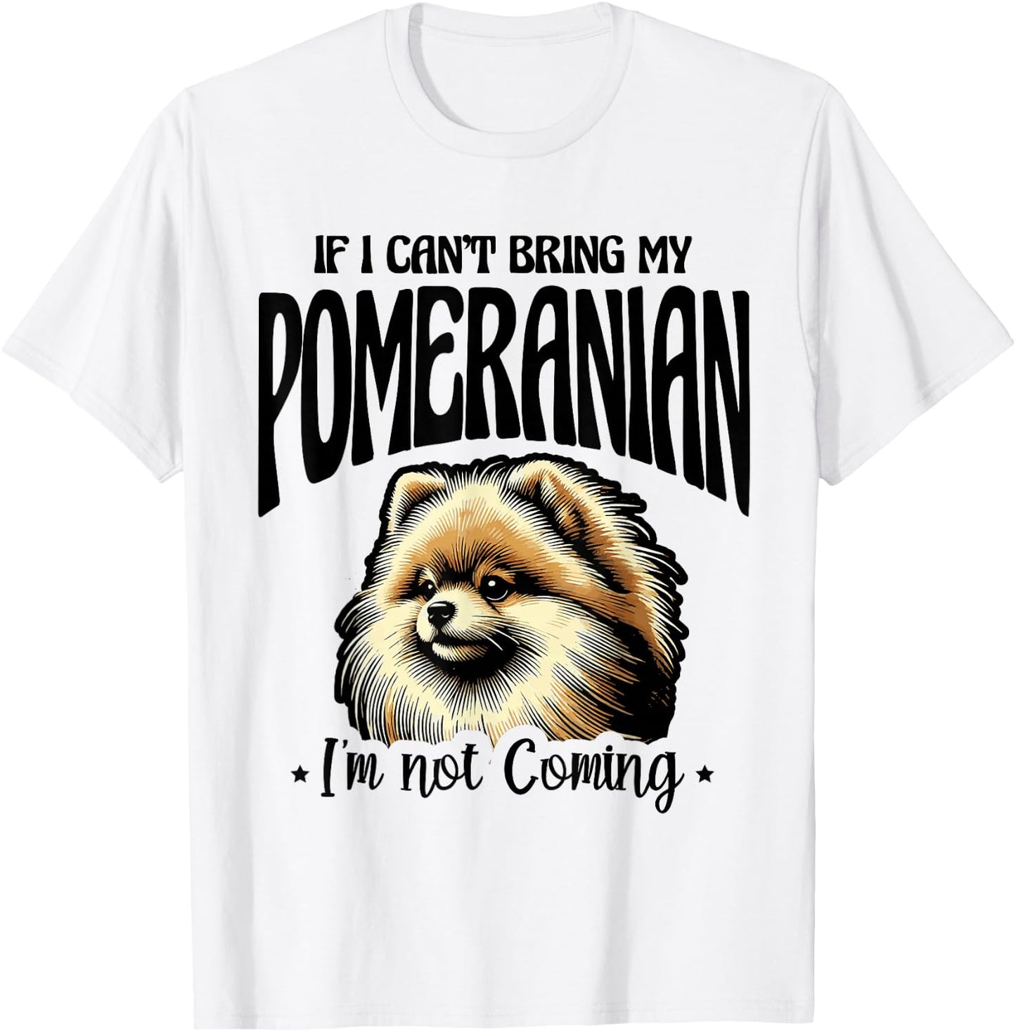 Pomeranian princess Cute Pomeranian Love Mom Design T-Shirt - T-Shirt | White